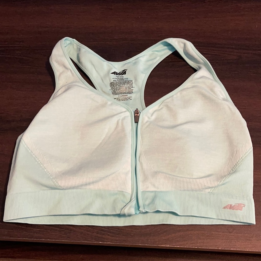 Zippered Sports Bra